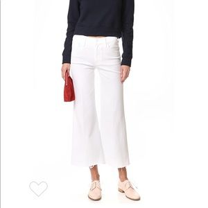 MOTHER white denim